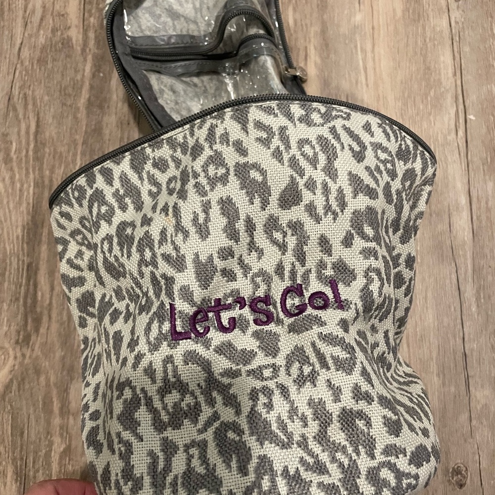Gray Cosmetic Bag from Initial Inc.